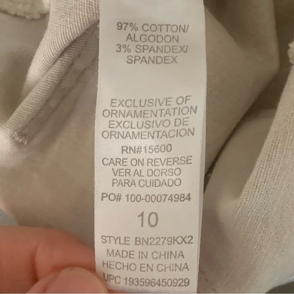 DEMOCRACY “Ab” Technology Camo Stretch Joggers Jeans Denim Size 10 - Picture 5 of 12